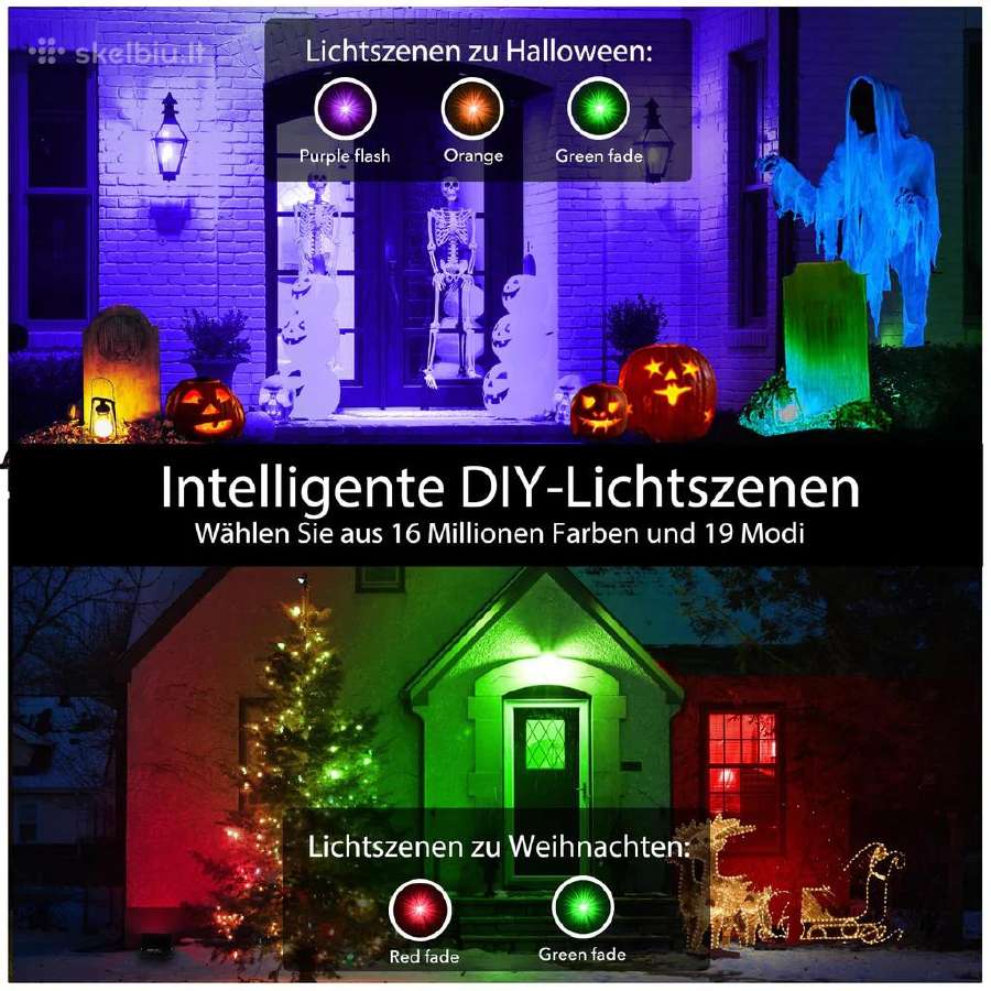 4 x Rgb LED Flood light lempos 30w Ip66 - nuotraukos Nr. 5