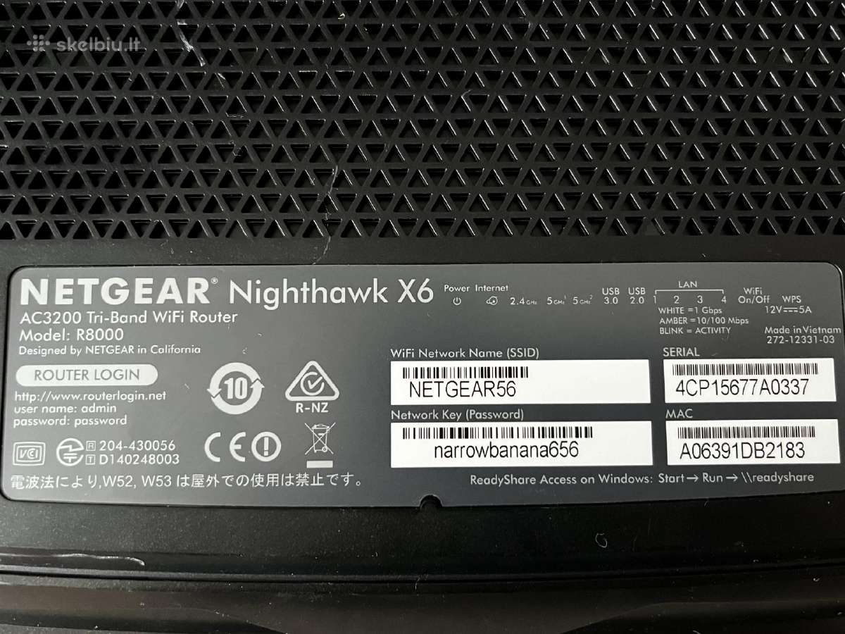 Tp-link Archer C5400;neatgear x6 Ac3200 R8000 - nuotraukos Nr. 6