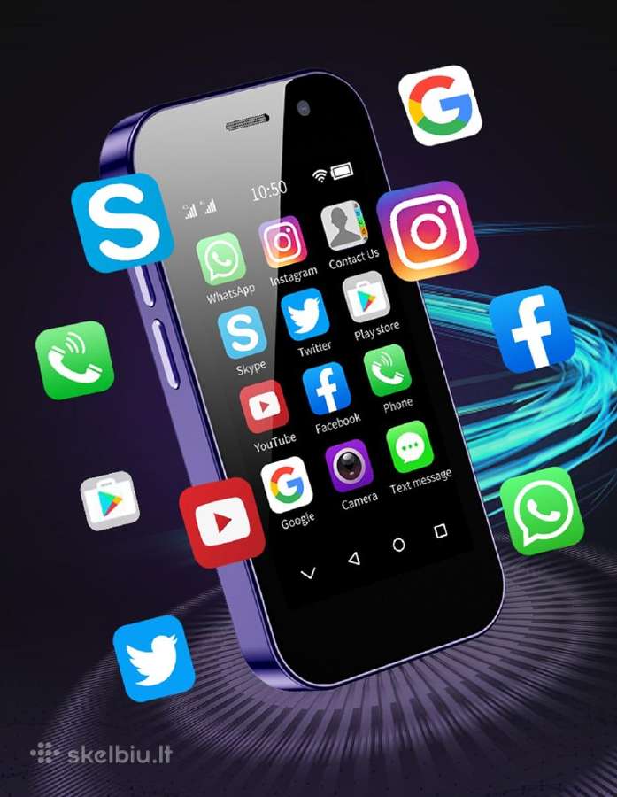 Mini mikro telefonas Soyes Xs14pro 4G 128gb - nuotraukos Nr. 2