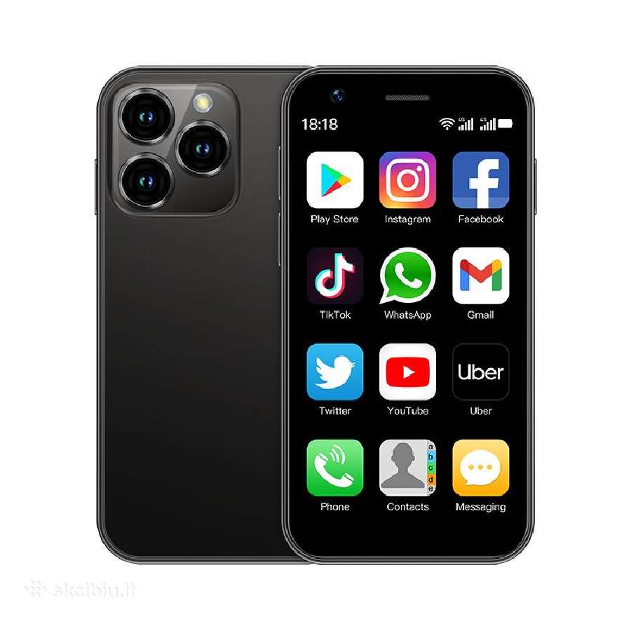 Mini mikro telefonas Soyes Xs16 4G Android 10 - nuotraukos Nr. 3