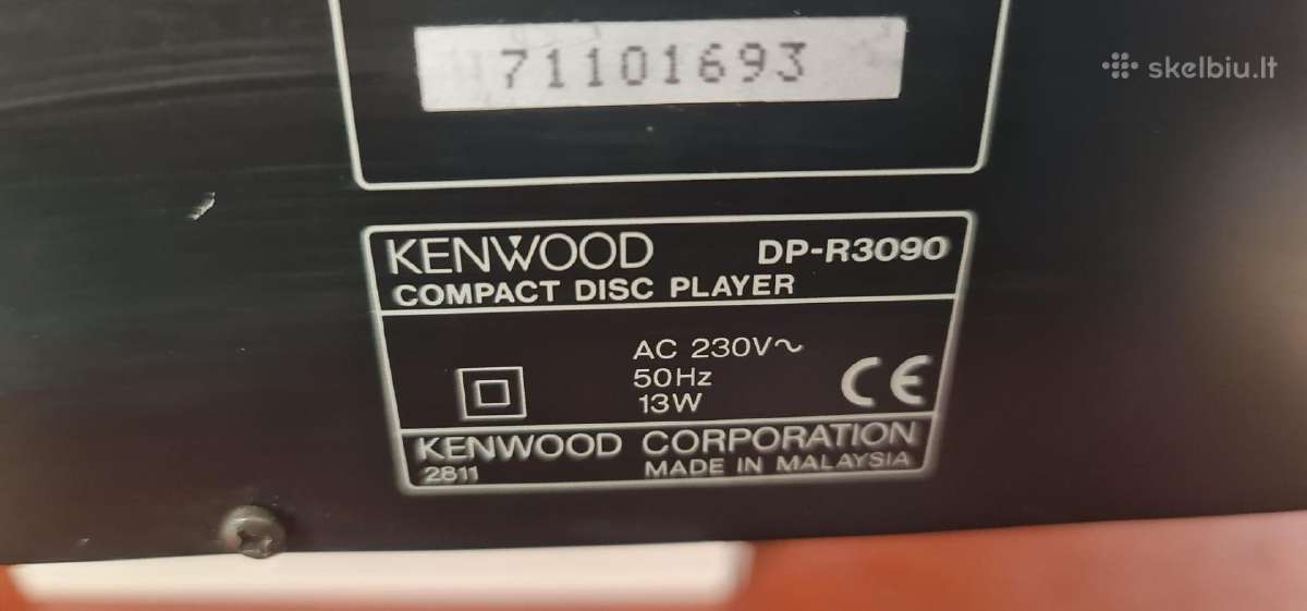Parduodu CD grotuvus Technics,pioneer ir Kenwood - nuotraukos Nr. 2