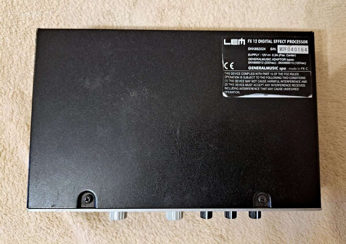 Lem Fx 12 Digital Effect Processor - nuotraukos Nr. 7