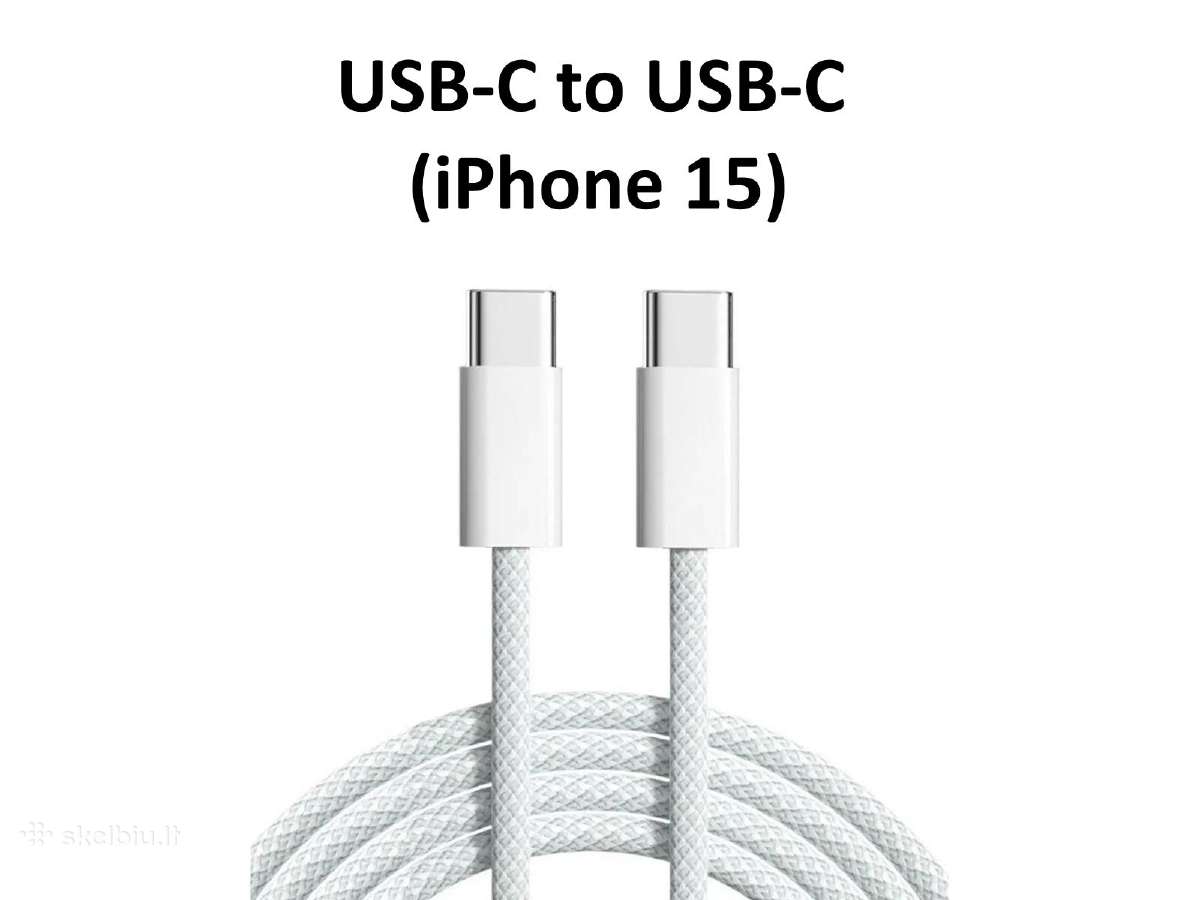 iPhone 15, 16 serijos krovikliai, laidai
