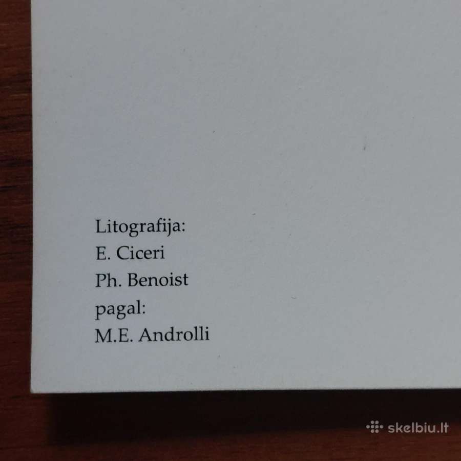 Atvirutės .Lietuvos vaizdai .Skelbimas Nr.6 - nuotraukos Nr. 26