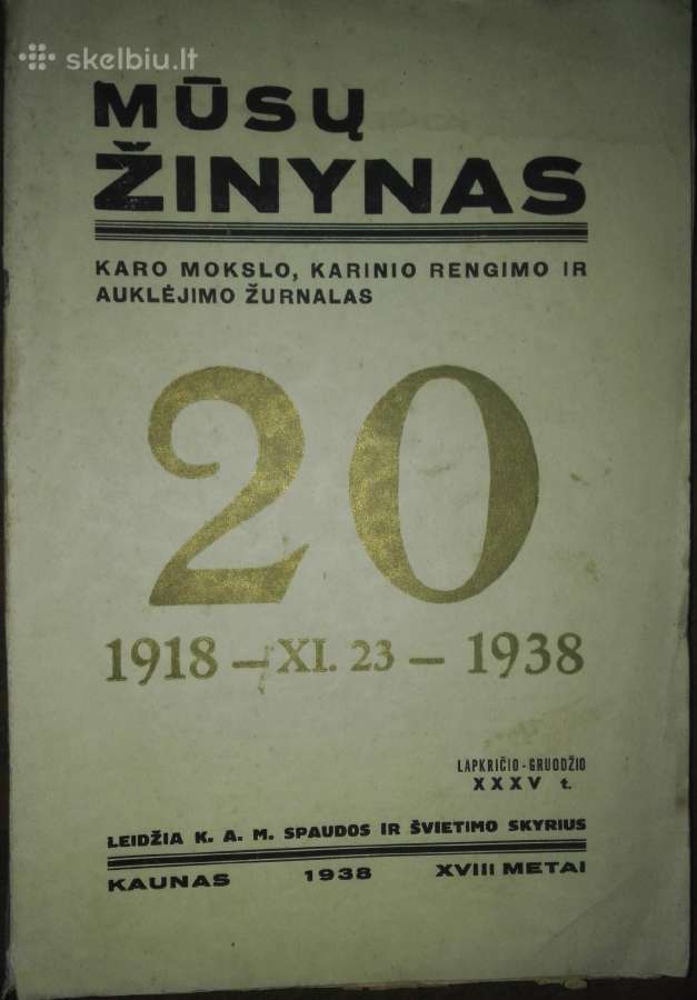 1254. Mūsų Žinynas antikvarinis-kolekcinis žurnala