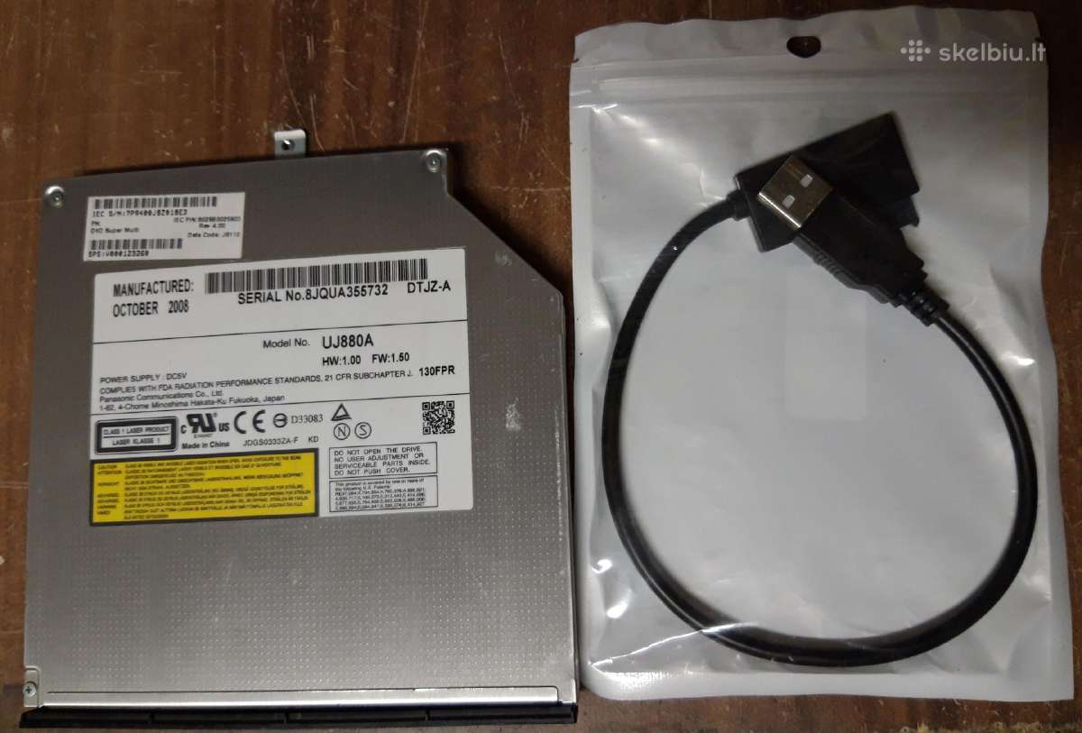 Dvd pajungimo per Usb kabelis