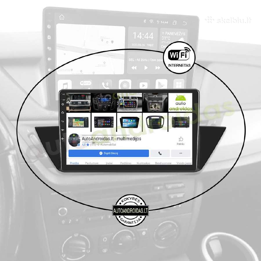 Bmw X1 E84 2009-12 Android multimedia GPS/WiFi/usb - nuotraukos Nr. 3