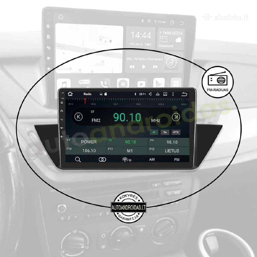 Bmw X1 E84 2009-12 Android multimedia GPS/WiFi/usb - nuotraukos Nr. 4