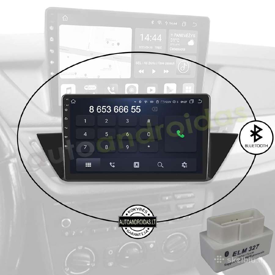 Bmw X1 E84 2009-12 Android multimedia GPS/WiFi/usb - nuotraukos Nr. 5
