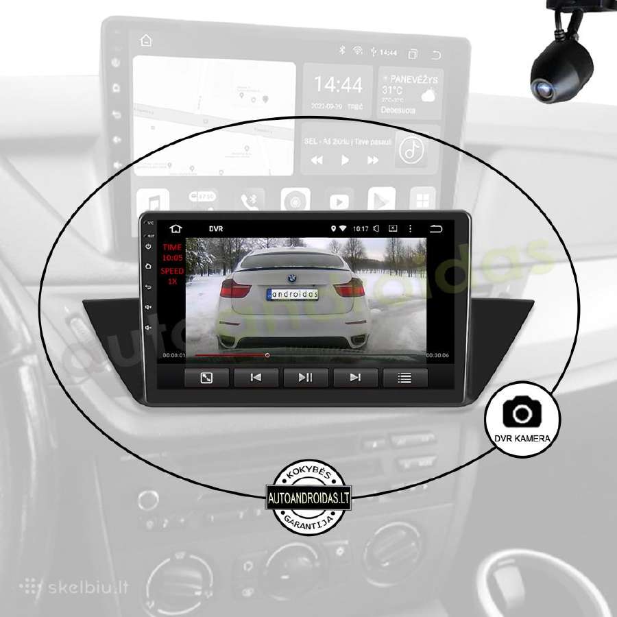 Bmw X1 E84 2009-12 Android multimedia GPS/WiFi/usb - nuotraukos Nr. 8