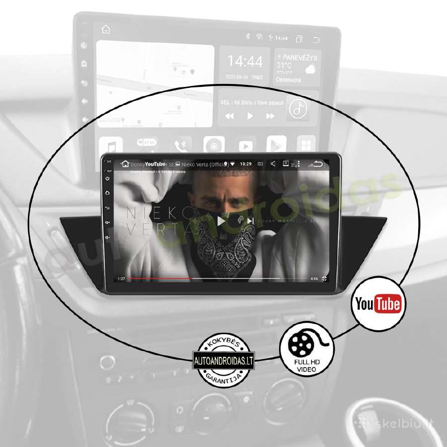 Bmw X1 E84 2009-12 Android multimedia GPS/WiFi/usb - nuotraukos Nr. 9