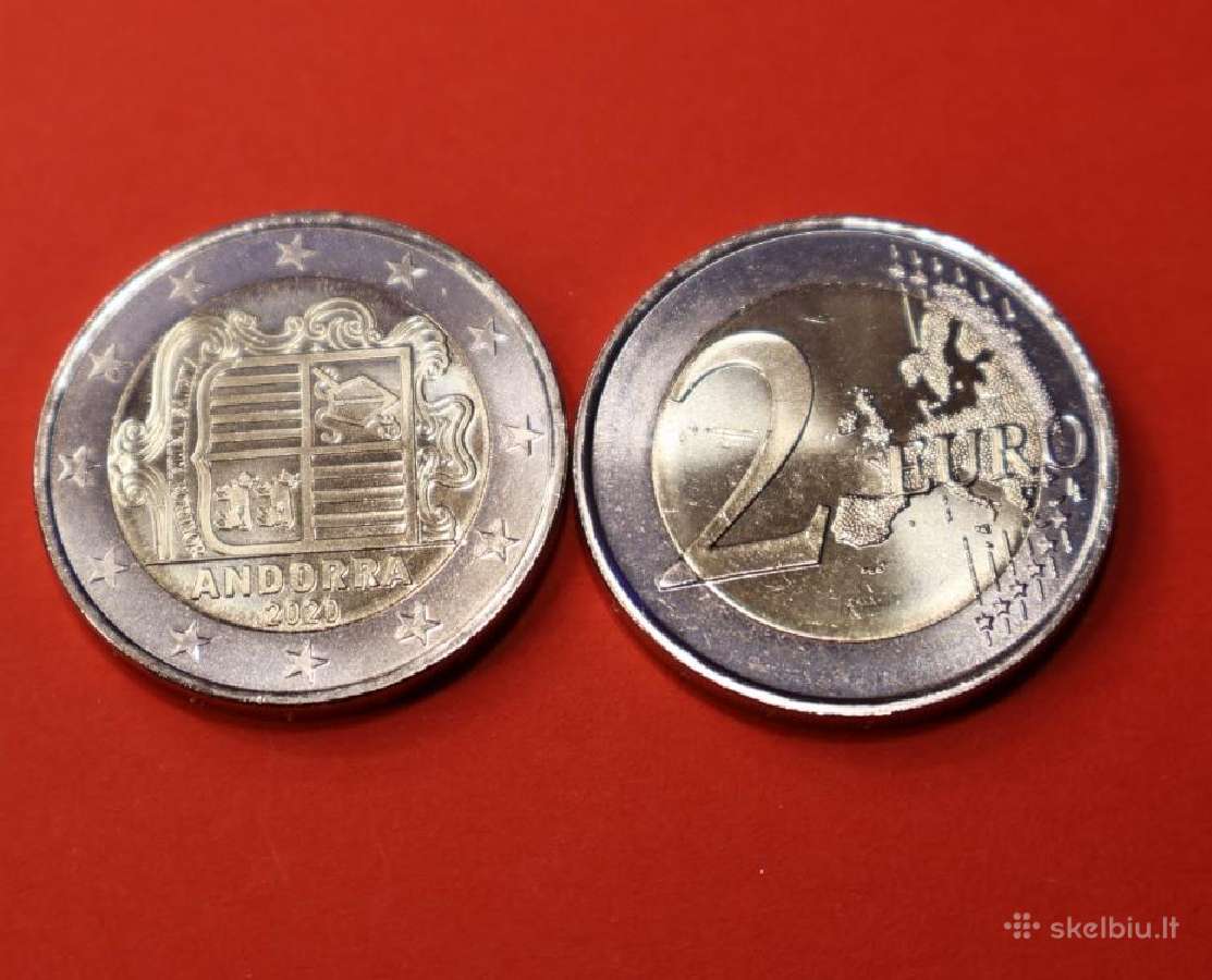 Andora 2020m. 2 € nacionalinė Unc