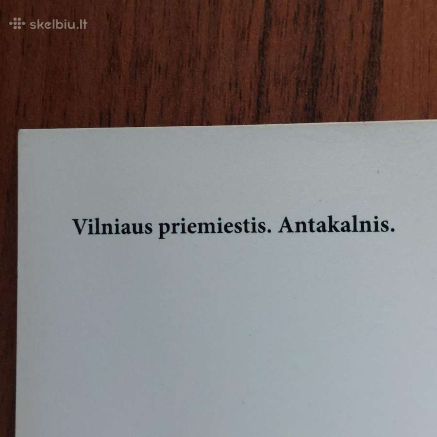 Atvirutės .Lietuvos vaizdai .Skelbimas Nr.7 - nuotraukos Nr. 3