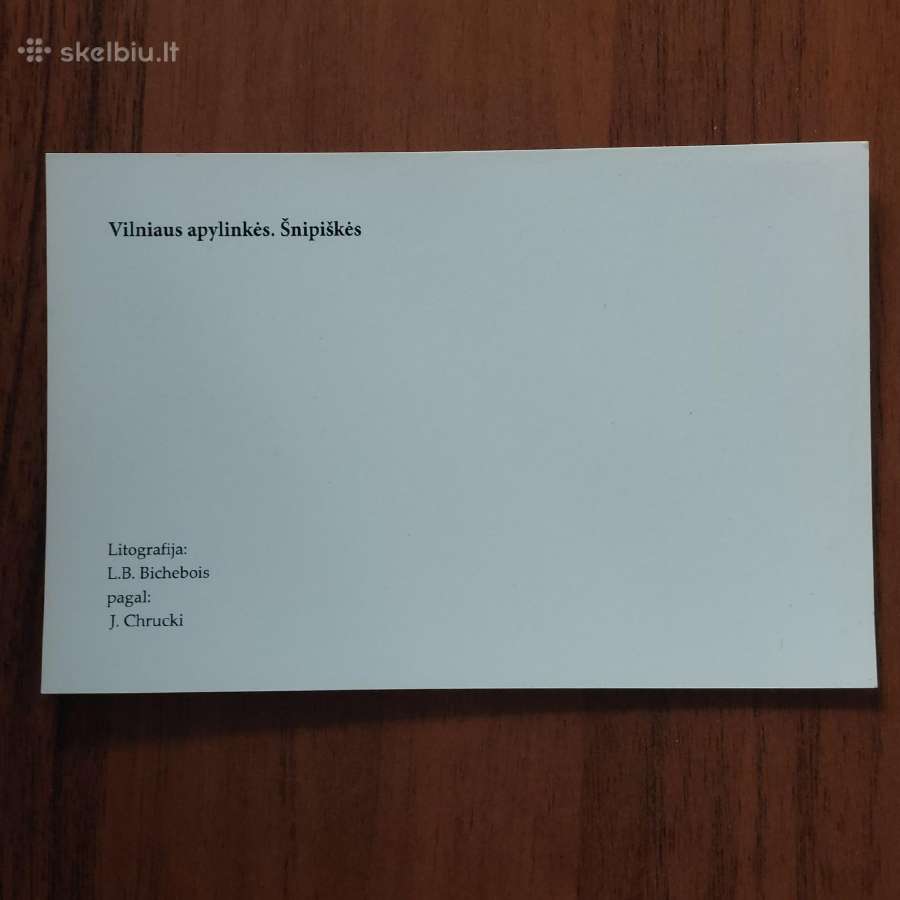Atvirutės .Lietuvos vaizdai .Skelbimas Nr.7 - nuotraukos Nr. 4