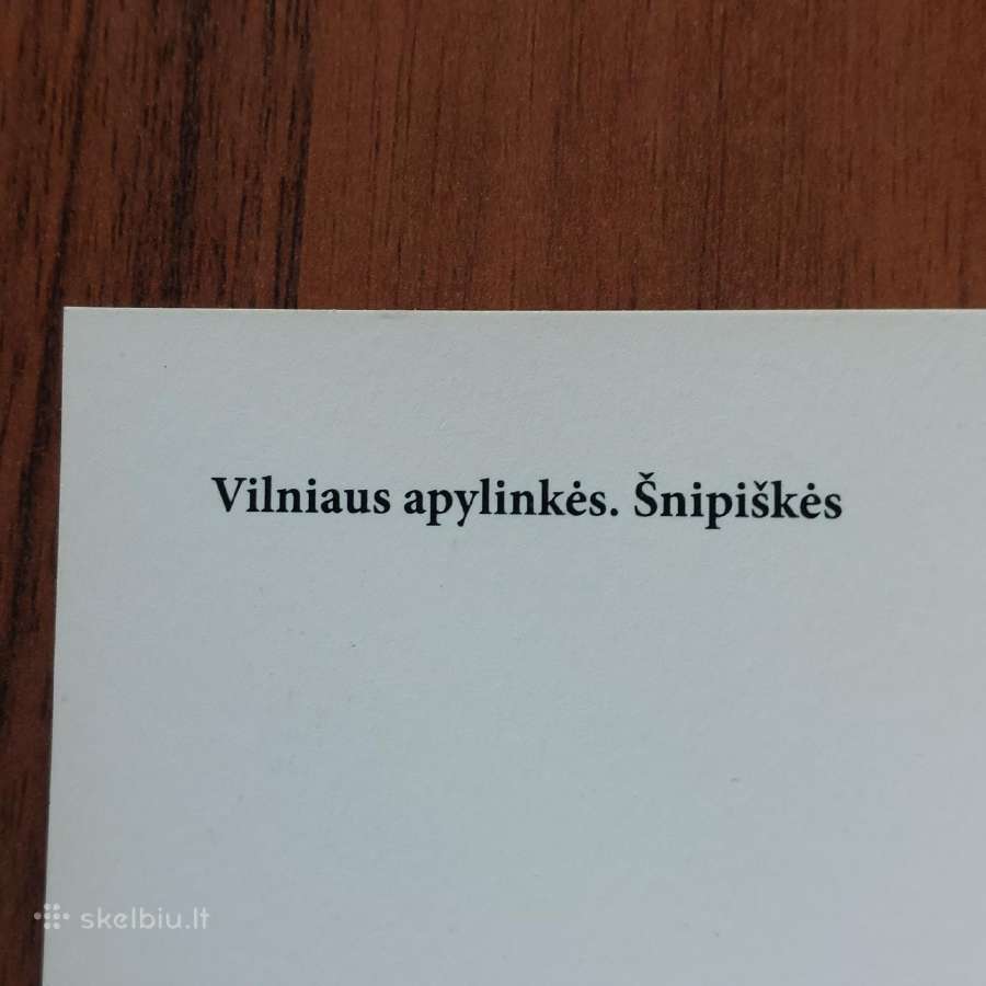 Atvirutės .Lietuvos vaizdai .Skelbimas Nr.7 - nuotraukos Nr. 5