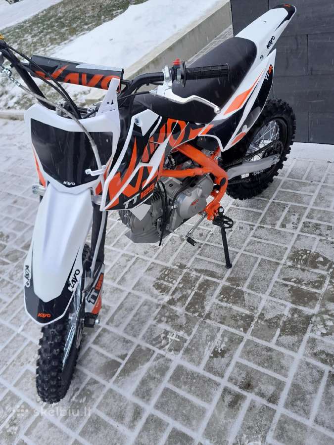 Vaikiškas Motociklas Kayo Tt125 - nuotraukos Nr. 5