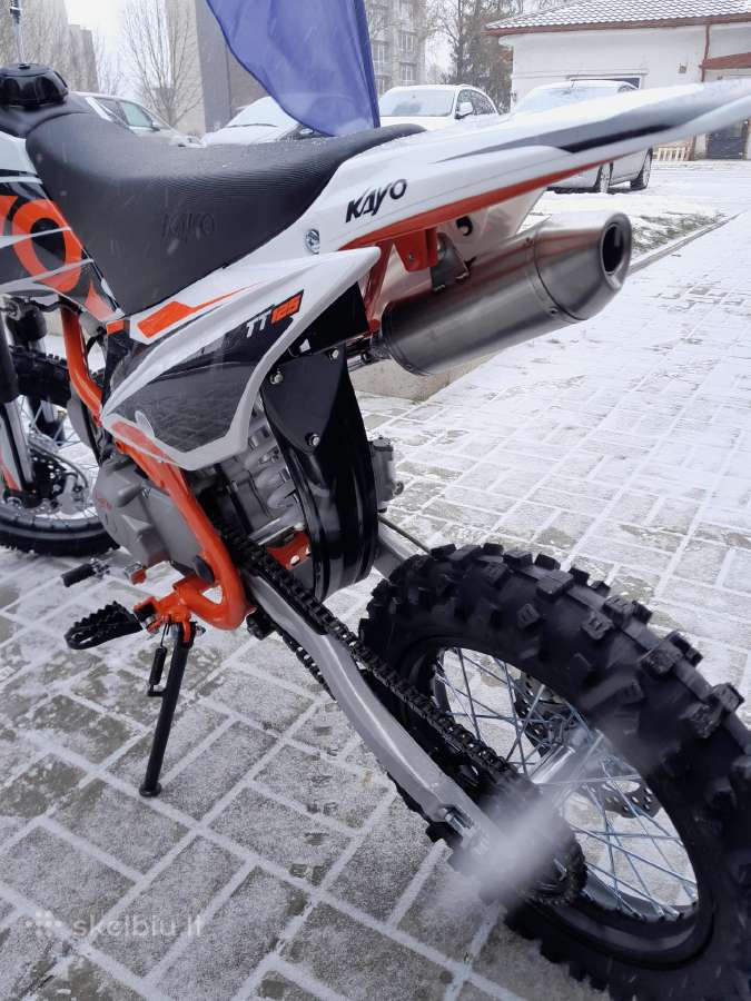 Vaikiškas Motociklas Kayo Tt125 - nuotraukos Nr. 6