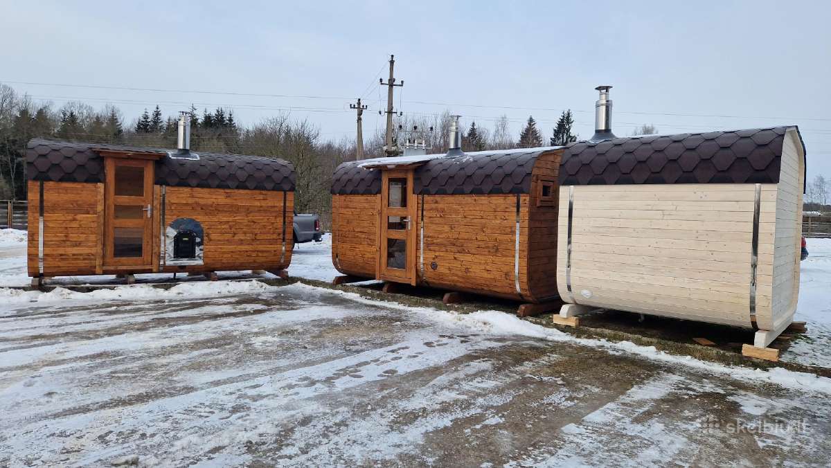 Karkasine pirtis sauna vasarnamis. Turime vietoje!