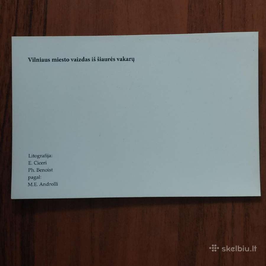 Atvirutės .Lietuvos vaizdai .Skelbimas Nr.7 - nuotraukos Nr. 16