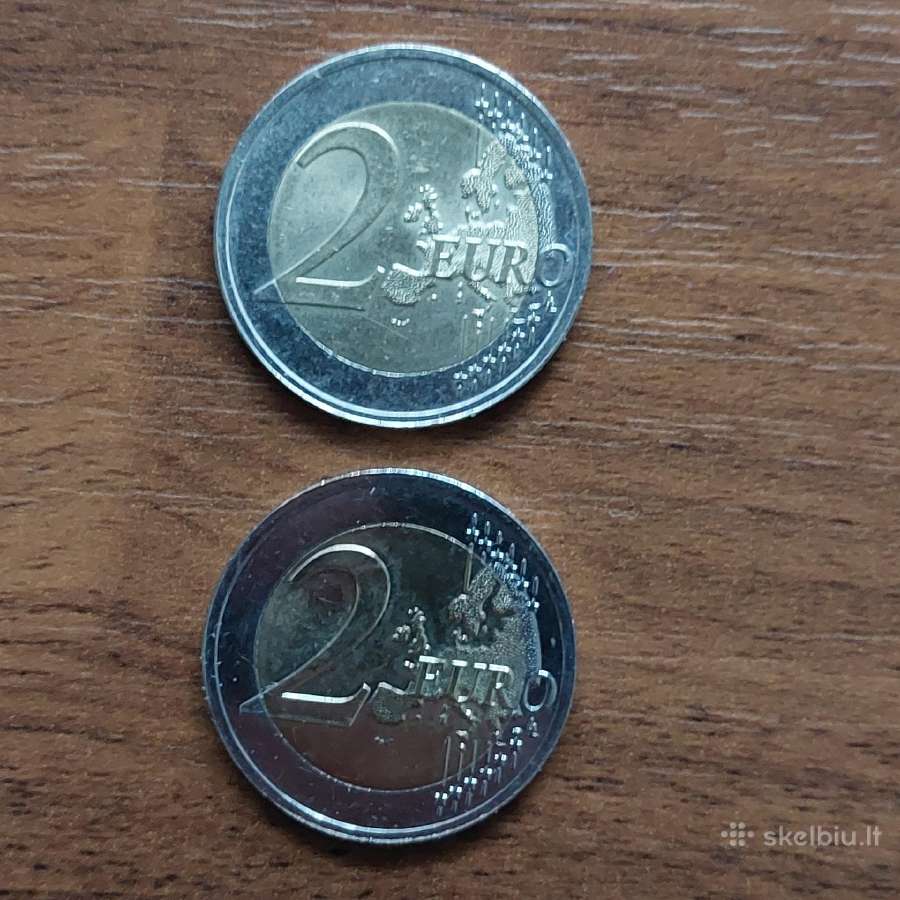 2 Euro monetos ,Lietuva ir kitos .