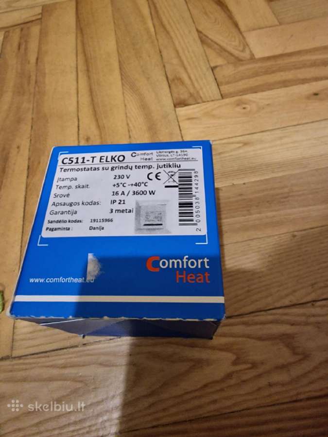 Programuojamas termostatas Comfort Heat C511t