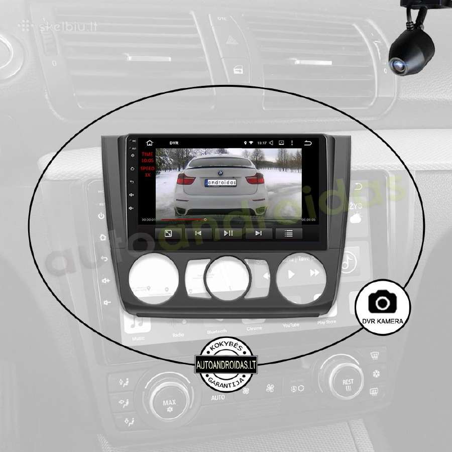 Bmw 1 E81 E82 E87 E88 2004-12 Android multimedia - nuotraukos Nr. 8
