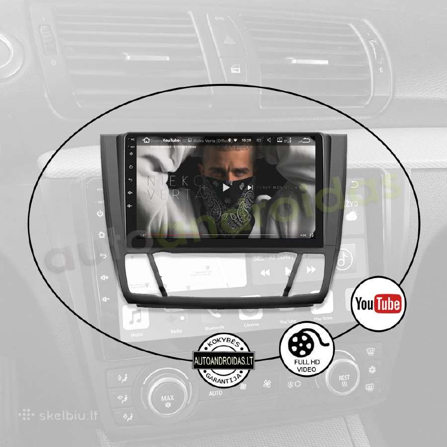 Bmw 1 E81 E82 E87 E88 2004-12 Android multimedia - nuotraukos Nr. 9