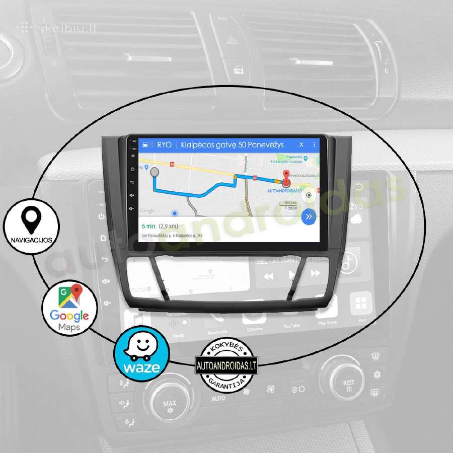Bmw 1 E81 E82 E87 E88 2004-12 Android multimedia - nuotraukos Nr. 11
