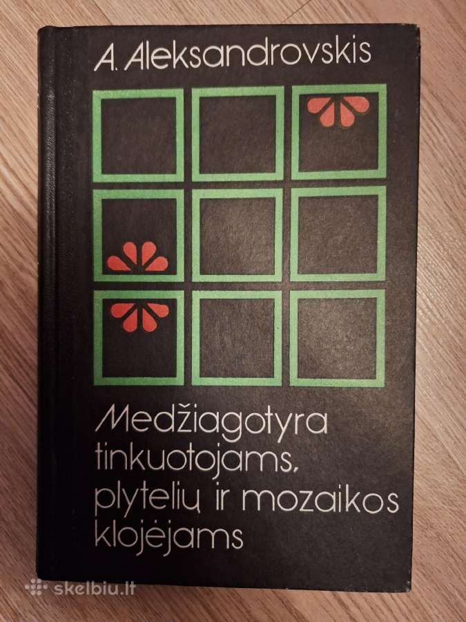 Medžiagotyra tinkuotojams, plytelių ir mozaikos kl