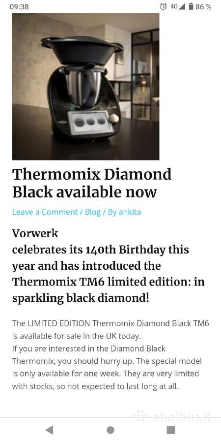 Thermomix Tm6 Tm5 išmanieji virtuvės kombainai - nuotraukos Nr. 8