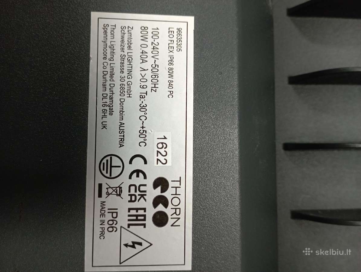 LED darbo lempa
