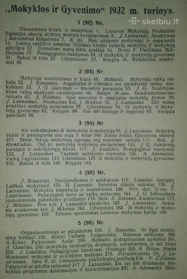 Mokykla Ir Gyvenimas antikvarinis-kolekcinis laikr - nuotraukos Nr. 2