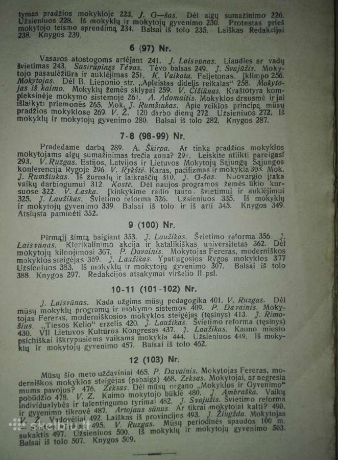Mokykla Ir Gyvenimas antikvarinis-kolekcinis laikr - nuotraukos Nr. 3