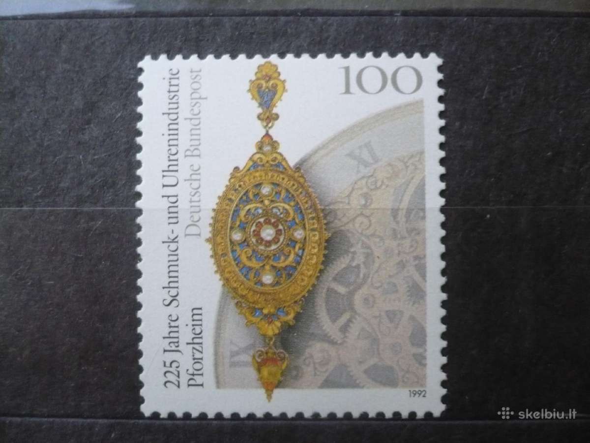 1992 m. juvelyrinių dirbinių ir laikrodžių pramonė