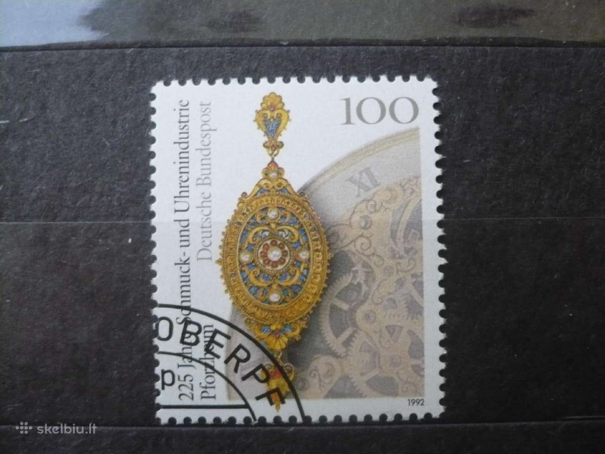 1992 m. juvelyrinių dirbinių ir laikrodžių pramonė