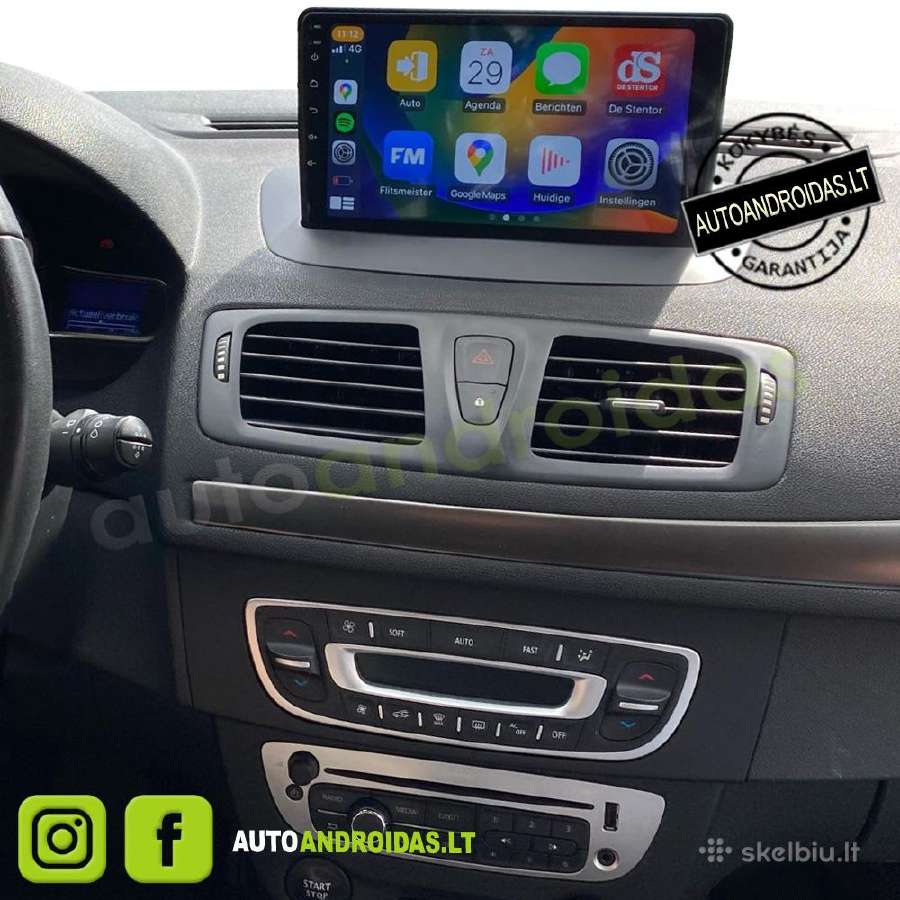 Renault Megane3 Fluence 2009-14 Android multimedia