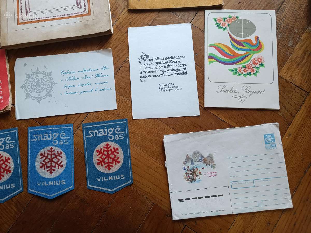 Rusų/tarybinių laikų senienos Tarybiniai atributai - nuotraukos Nr. 6