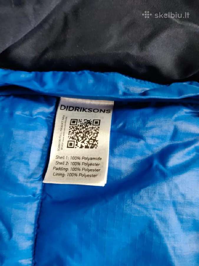 Mėlyna šilta Didriksons striukė L/XL - nuotraukos Nr. 16