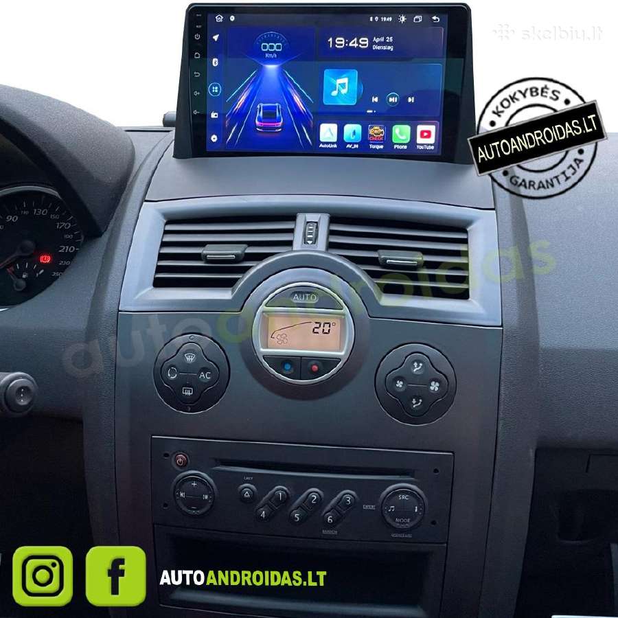 Renault Megane 2 2002-09 Android multimedia GPS