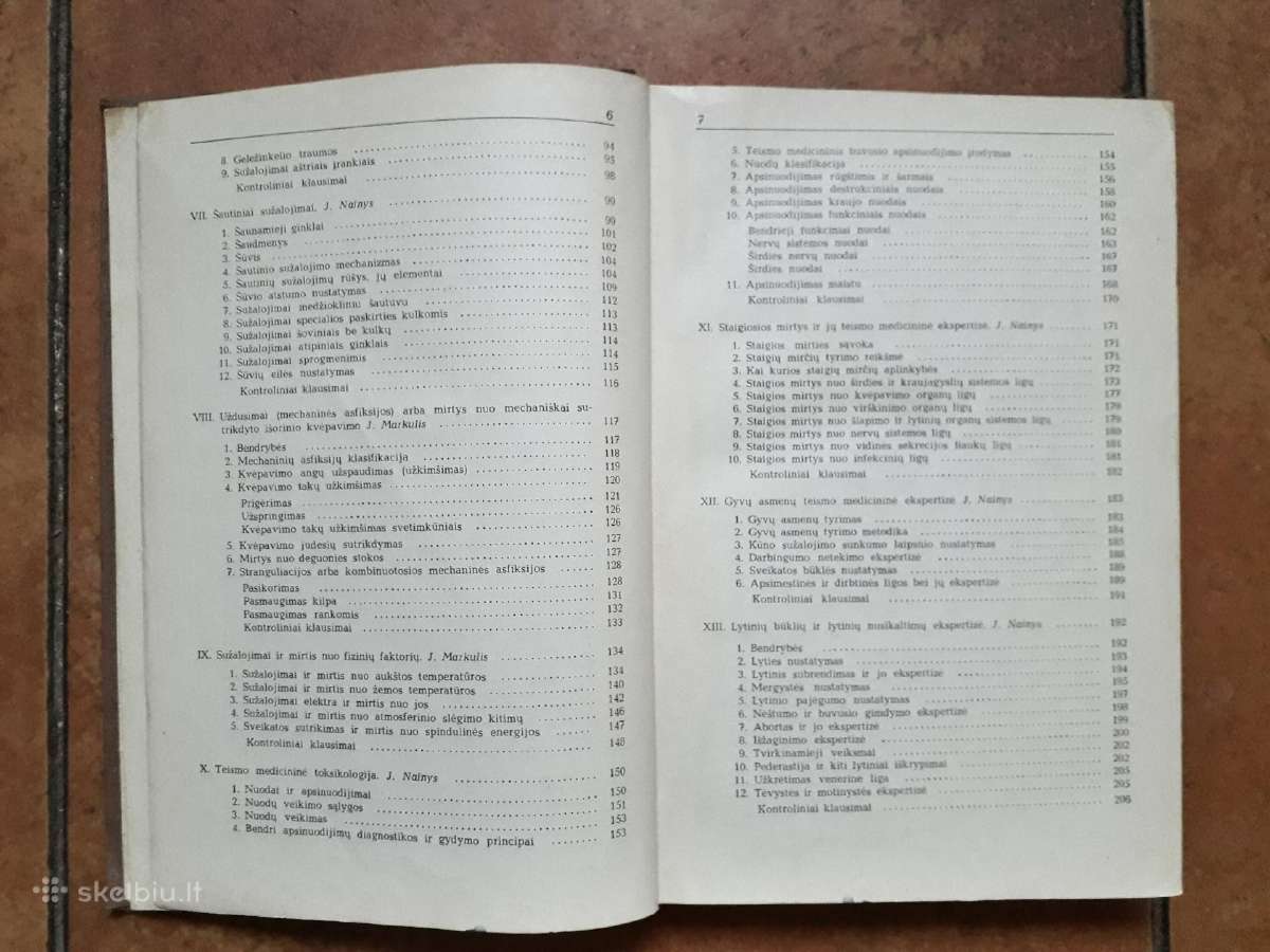 J. Markulis, J. Nainys "Teismo medicina" 1969 m. - nuotraukos Nr. 4