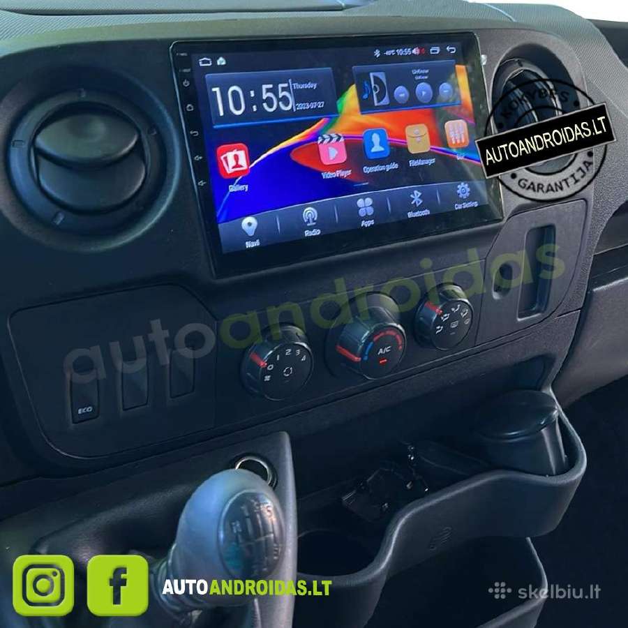 Nv400 Movano Master 2010-21 Android multimedia GPS