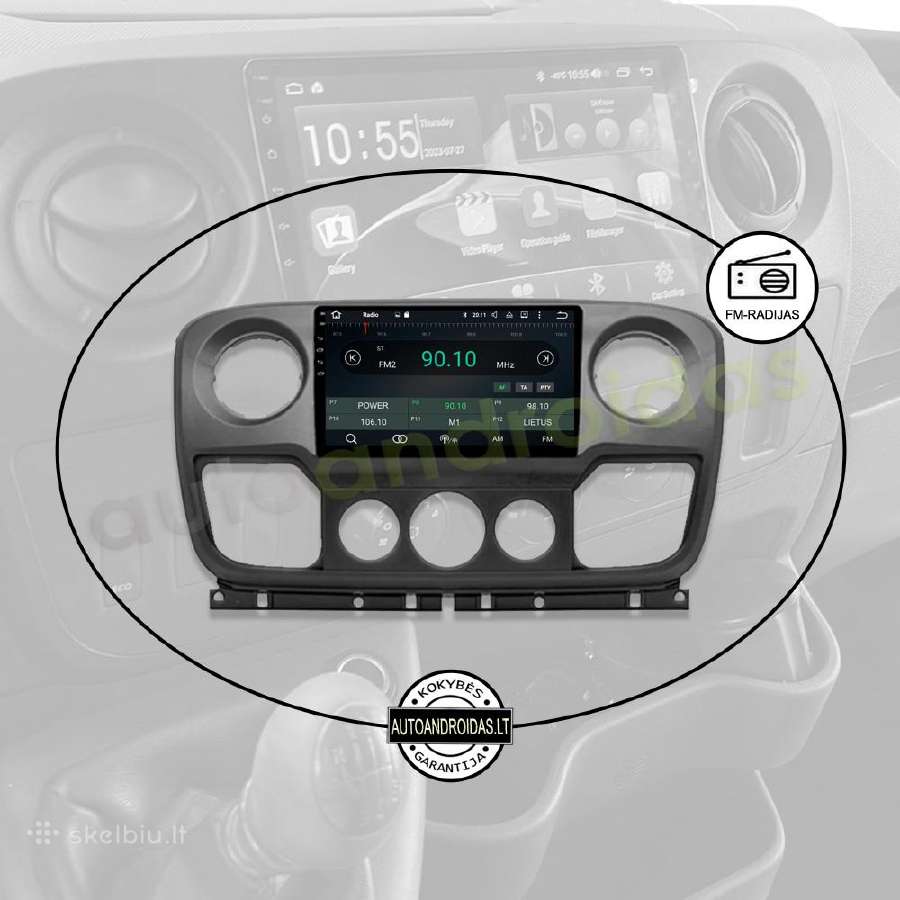 Nv400 Movano Master 2010-21 Android multimedia GPS - nuotraukos Nr. 4