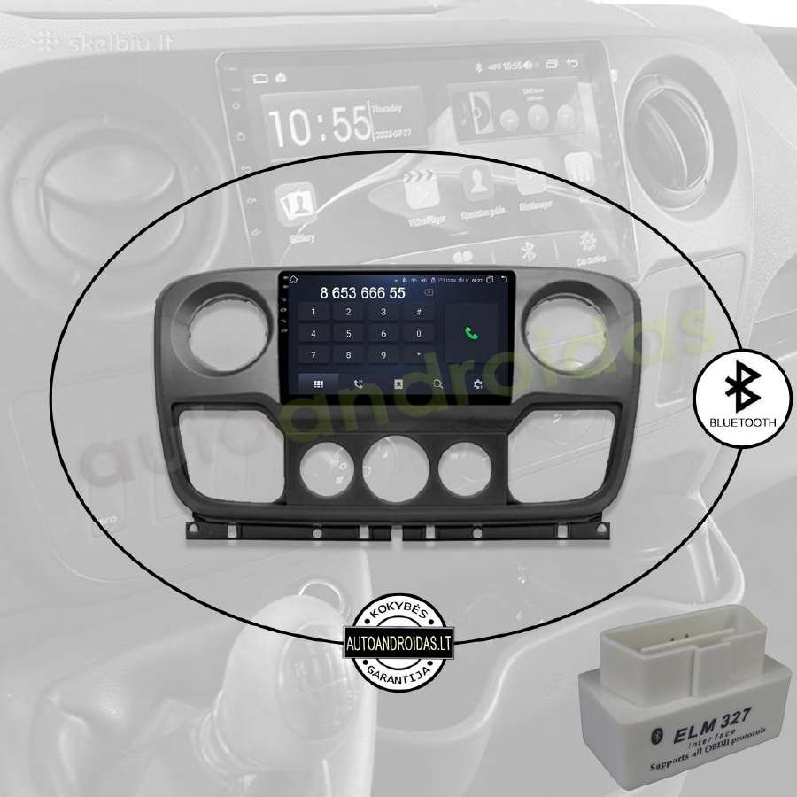 Nv400 Movano Master 2010-21 Android multimedia GPS - nuotraukos Nr. 5