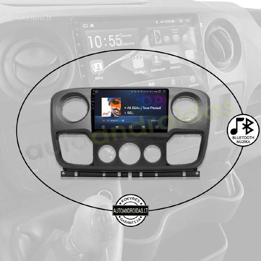 Nv400 Movano Master 2010-21 Android multimedia GPS - nuotraukos Nr. 6