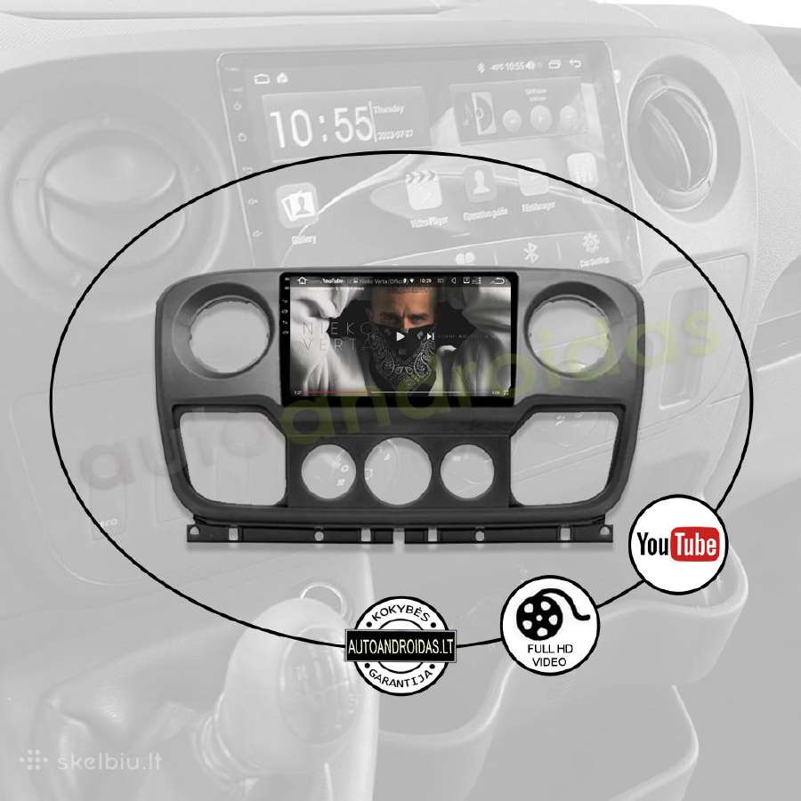 Nv400 Movano Master 2010-21 Android multimedia GPS - nuotraukos Nr. 9