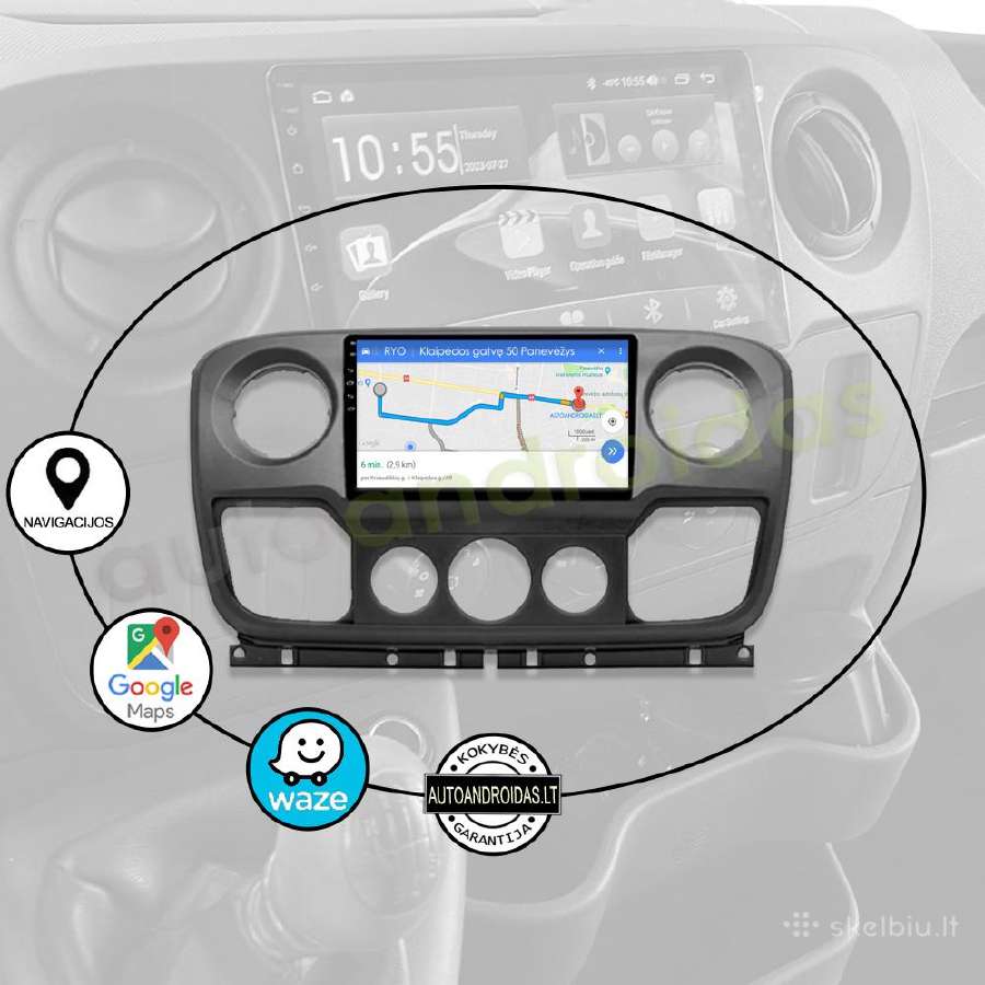 Nv400 Movano Master 2010-21 Android multimedia GPS - nuotraukos Nr. 11