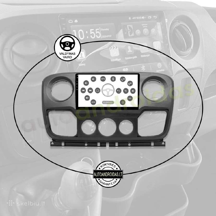 Nv400 Movano Master 2010-21 Android multimedia GPS - nuotraukos Nr. 12