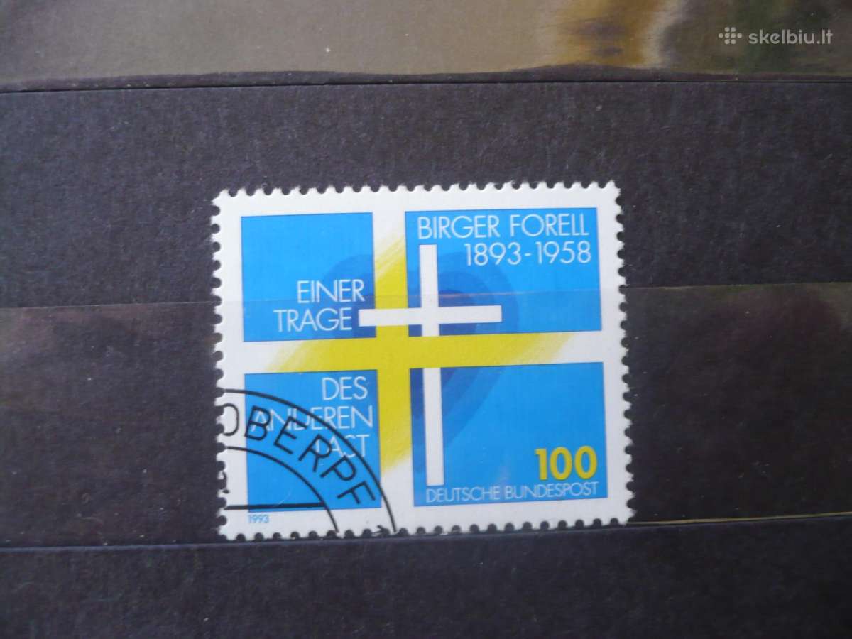 1993 m. švedų teologo Birgerio Forello 100-osios