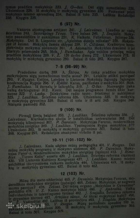 Mokykla Ir Gyvenimas antikvarinis-kolekcinis laikr - nuotraukos Nr. 11