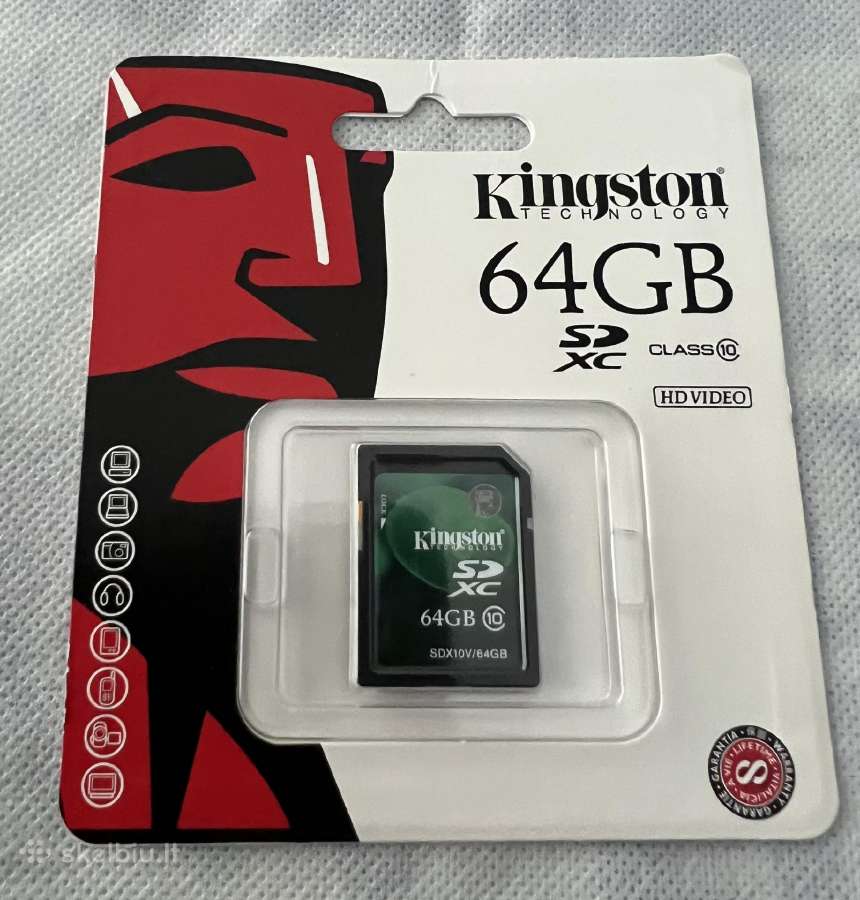 Kingston 64gb Sd kortelė, 8gb usb laikmenos - Skelbiu.lt